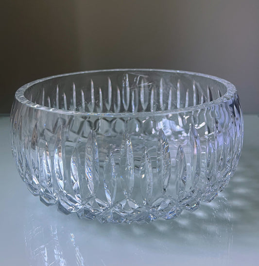 Windsor by Imperial Crystal Vintage Handcut Round Bowl